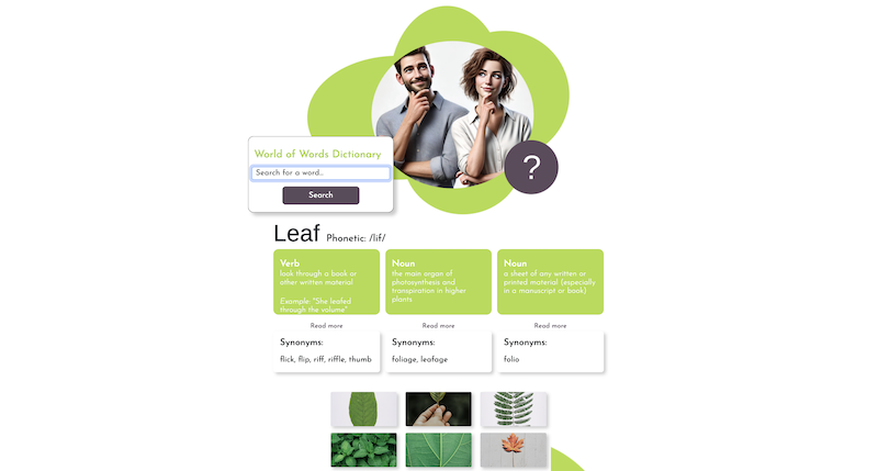 Dictionary app image